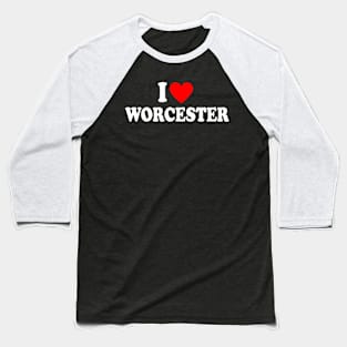 I Heart Worcester City Baseball T-Shirt